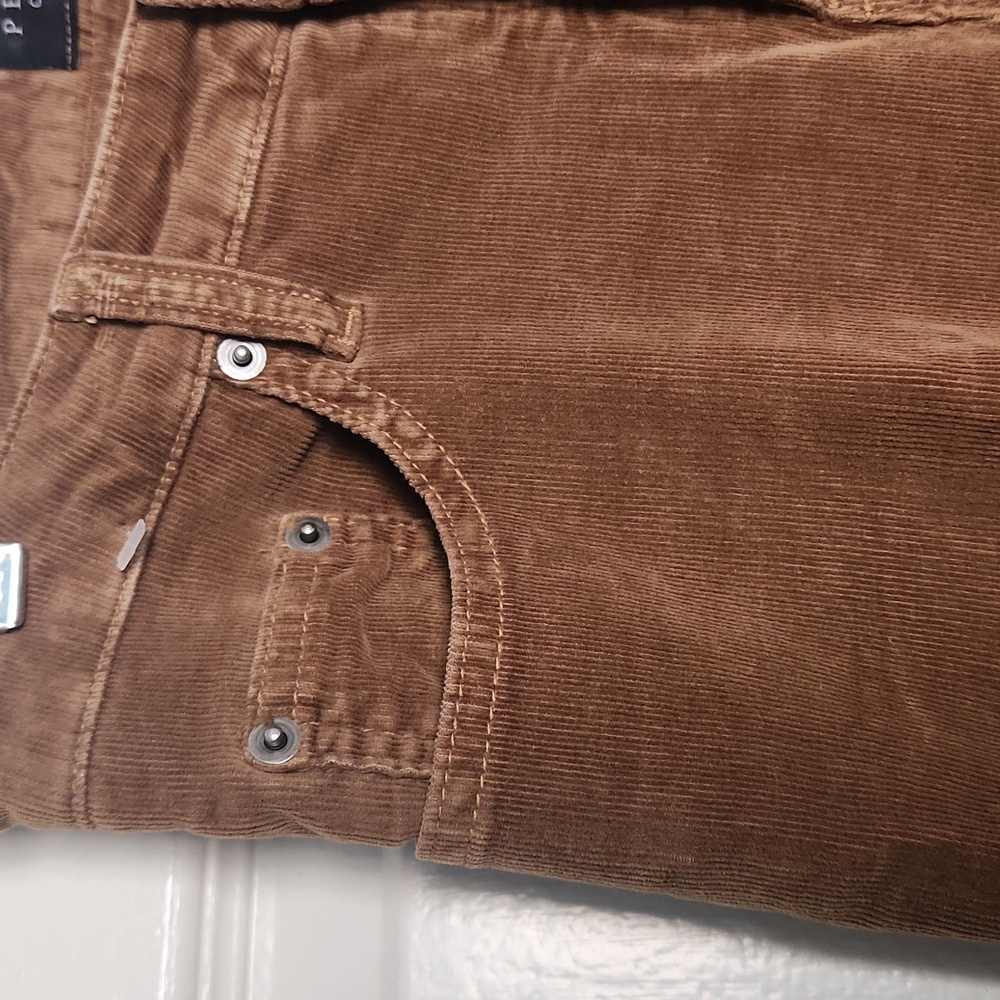 Peruvian Connection Velvetine Toffee Straight Leg Cut Pants Size 4 - Picture 8 of 11